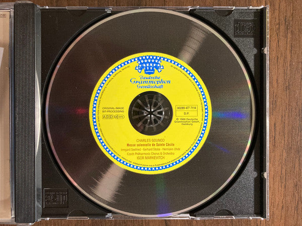 Charles Gounod – Irmgard Seefried • Gerhard Stolze • Hermann Uhde • Czech Philharmonic Chorus & The Czech Philharmonic Orchestra • Igor Markevitch : Messe Solennelle De Sainte Cécile = Cäcilian-Messe = St. Cecilia Mass (CD, Album, RE, RM, EDC)