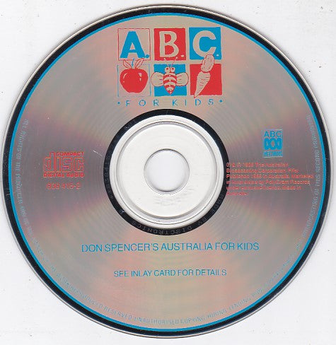 Don Spencer : Don Spencer's Australia For Kids (CD, Album)