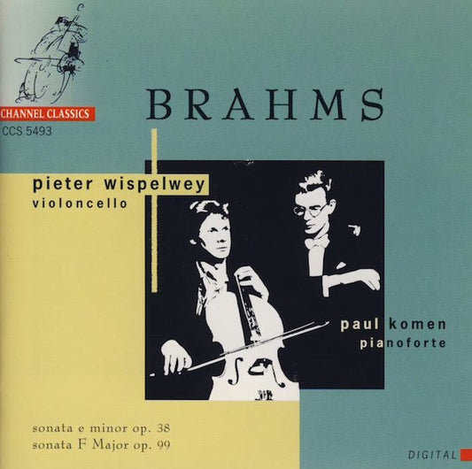 Brahms* - Pieter Wispelwey, Paul Komen : Sonata E Minor Op. 38 / Sonata F Major Op. 99 (CD)
