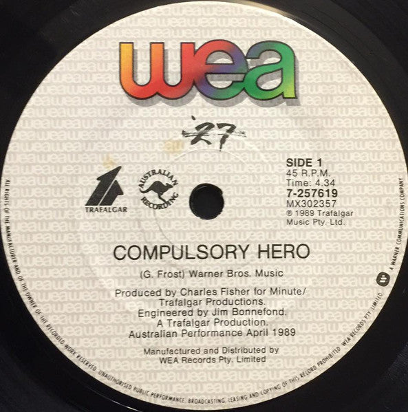1927 : Compulsory Hero (7", Single)