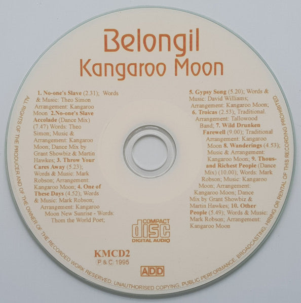 Kangaroo Moon : Belongil (CDr)