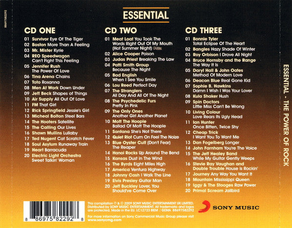 Various : Essential - The Power Of Rock (3xCD, Comp)