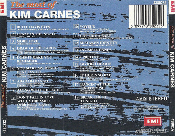 Kim Carnes : The Most Of Kim Carnes (CD, Comp)