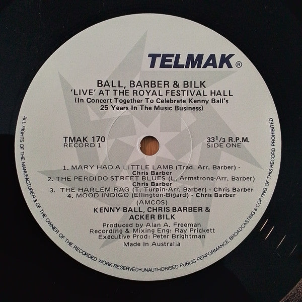 Ball*, Barber* & Bilk* : Live At The Royal Festival Hall (2xLP, Album)