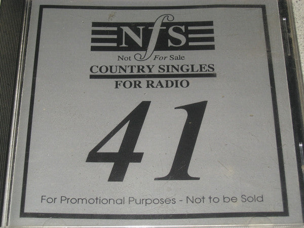 Various : NFS Country Singles For Radio 41 (CD, Comp, Promo)