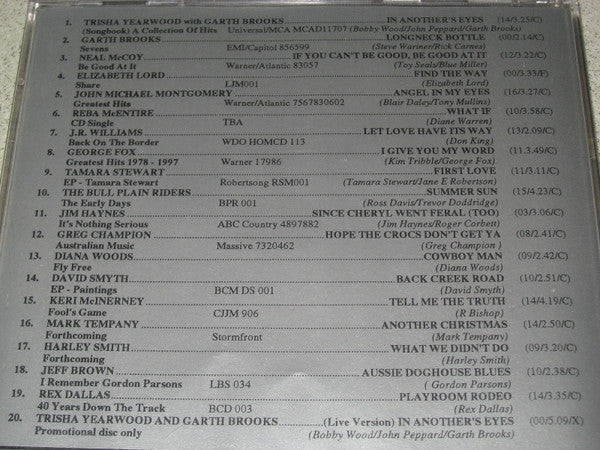 Various : NFS Country Singles For Radio 41 (CD, Comp, Promo)
