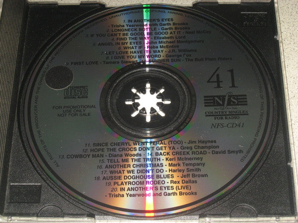 Various : NFS Country Singles For Radio 41 (CD, Comp, Promo)