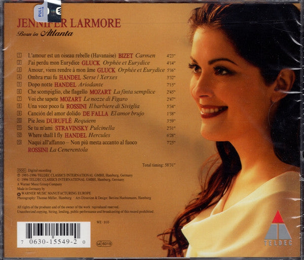 Jennifer Larmore : Born In Atlanta (CD)