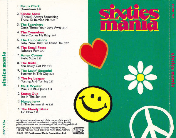 Various : Sixties Mania (CD, Comp)