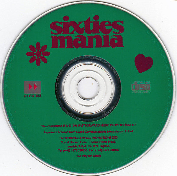 Various : Sixties Mania (CD, Comp)