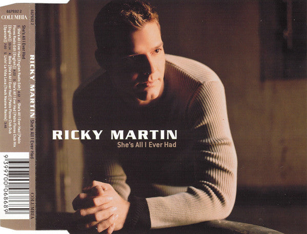 Ricky Martin : She's All I Ever Had (CD, Maxi)