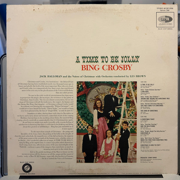 Bing Crosby : A Time To Be Jolly (LP)