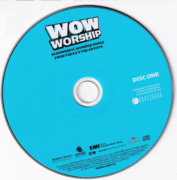Various : WOW Worship (30 Powerful Worship Songs From Today's Top Artists) (2xCD, Comp)