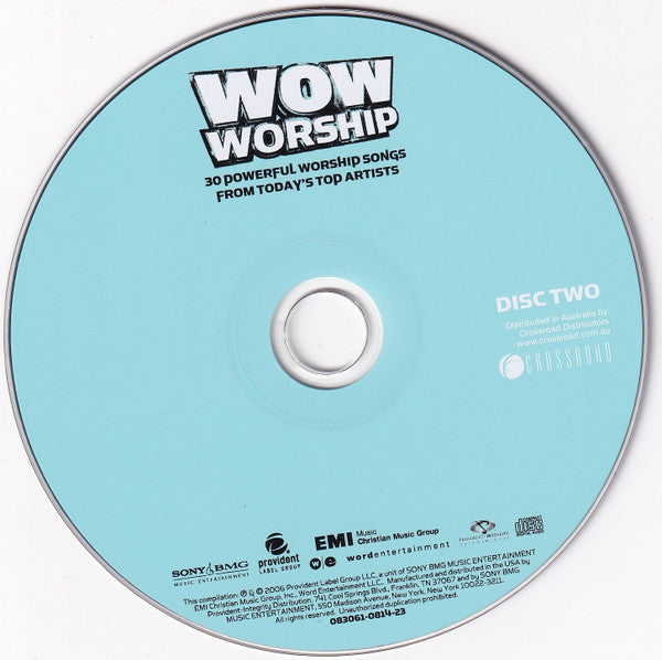 Various : WOW Worship (30 Powerful Worship Songs From Today's Top Artists) (2xCD, Comp)