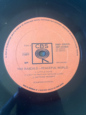 The Rascals : Peaceful World (2xLP, Album, Gat)