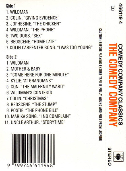 The Comedy Company : Comedy Company Classics (Cass, Album)