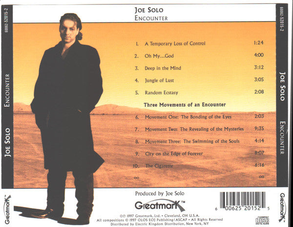 Joe Solo : Encounter (CD, Album)