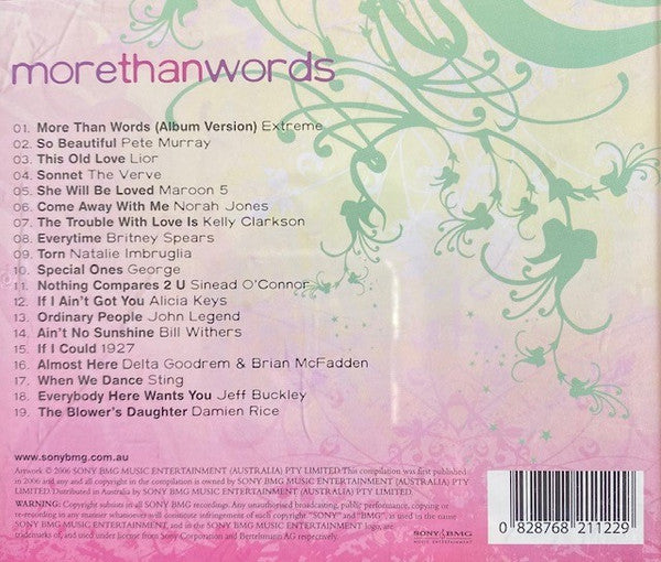 Various : More Than Words (CD, Comp)