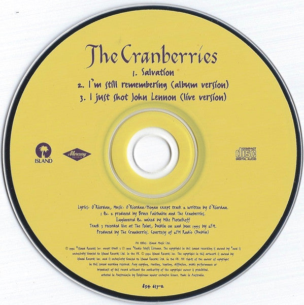 The Cranberries : Salvation (CD, Single)