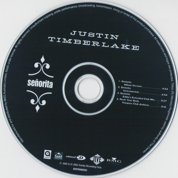 Justin Timberlake : Señorita (CD, Maxi, Enh)