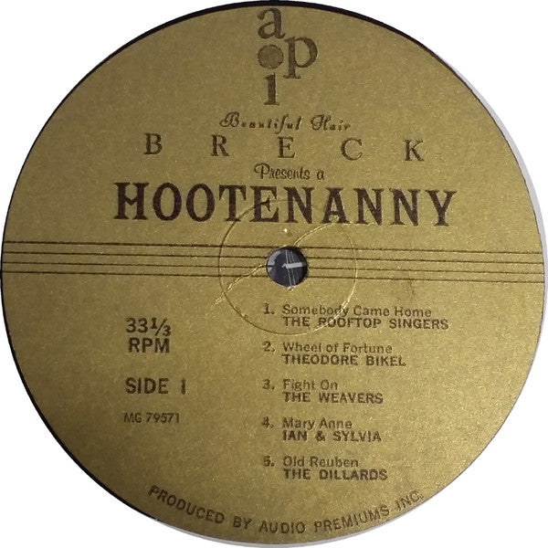 Various : Beautiful Hair Breck Presents A Hootenanny (LP, Comp)