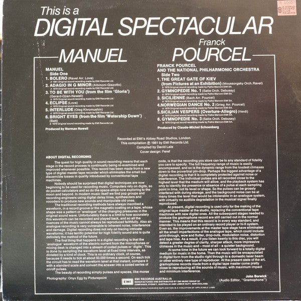 Franck Pourcel, Manuel And His Music Of The Mountains : This Is A Digital Spectacular (LP, Album)