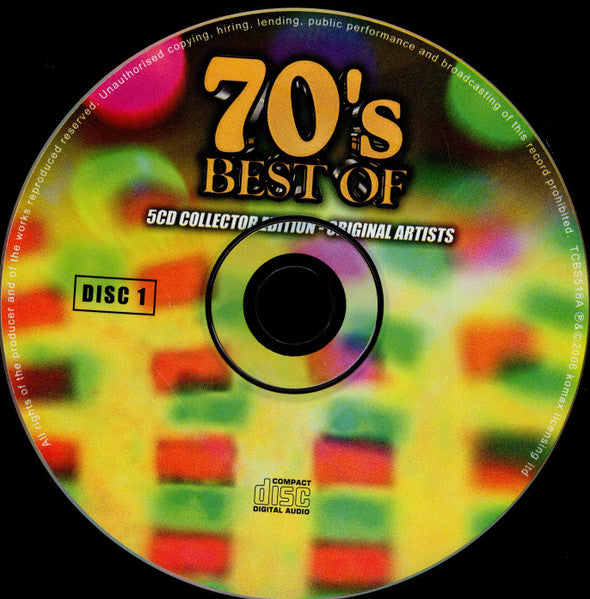 Various : 70's Best Of (5xCD, Comp)