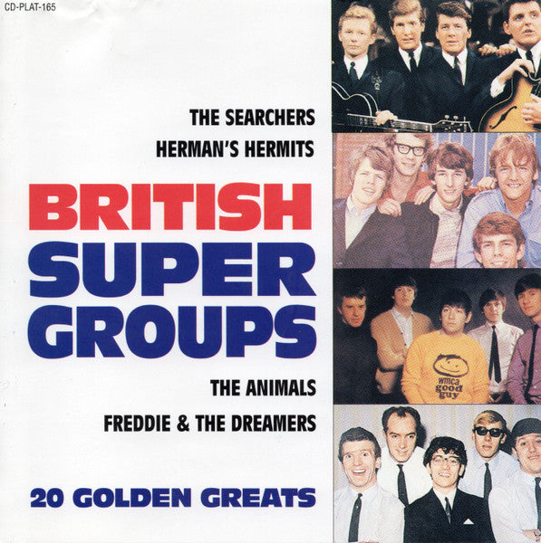 Various : British Super Groups (20 Golden Greats) (CD, Comp)