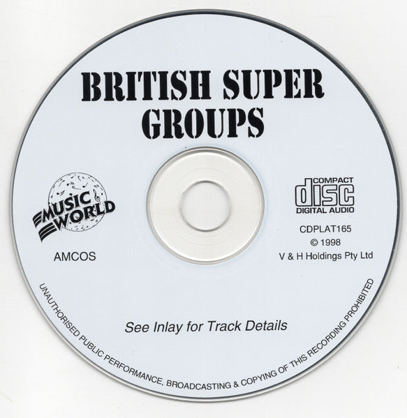 Various : British Super Groups (20 Golden Greats) (CD, Comp)
