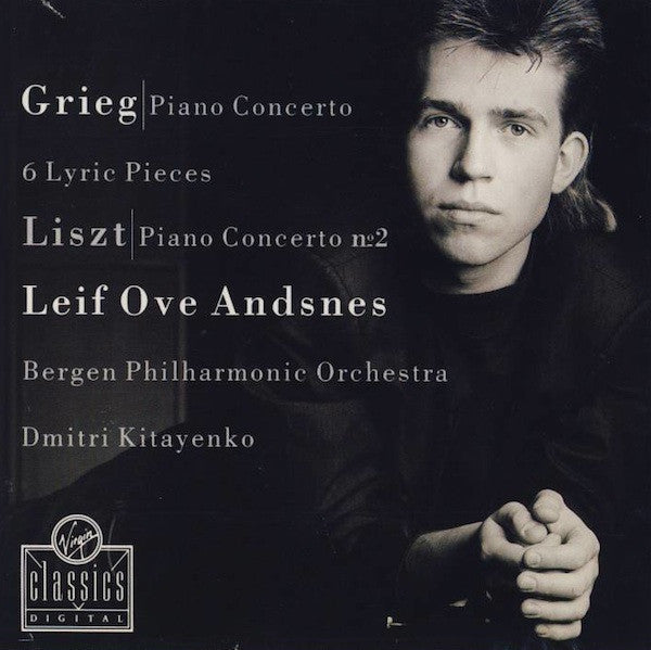 Edvard Grieg, Franz Liszt, Leif Ove Andsnes, Bergen Filharmoniske Orkester, Dimitrij Kitaenko : Piano Concerto / 6 Lyric Pieces / Piano Concerto N°2 (CD, Album)