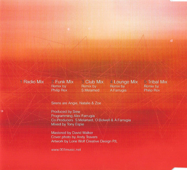 Sirens (4) : Like Fire Like Rain (CD, Single)