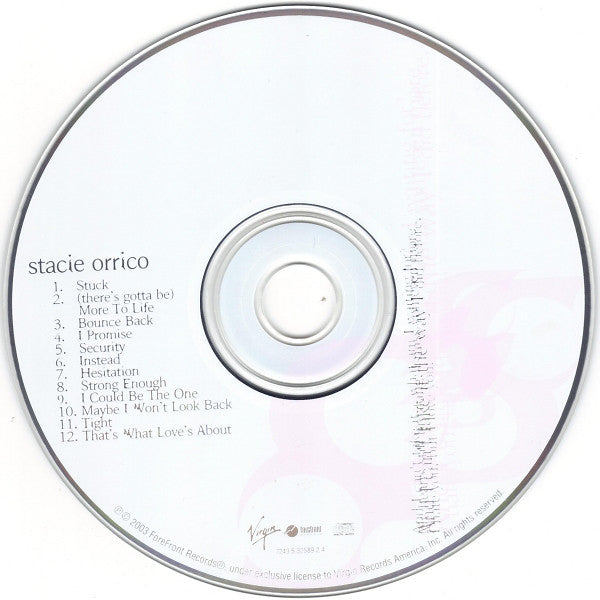 Stacie Orrico : Stacie Orrico (CD, Album)