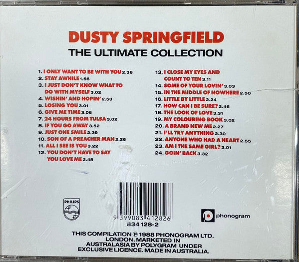 Dusty Springfield : The Ultimate Collection (CD, Comp, RE, Son)