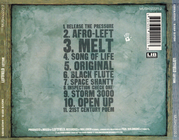 Leftfield : Leftism (CD, Album + CD, Comp)