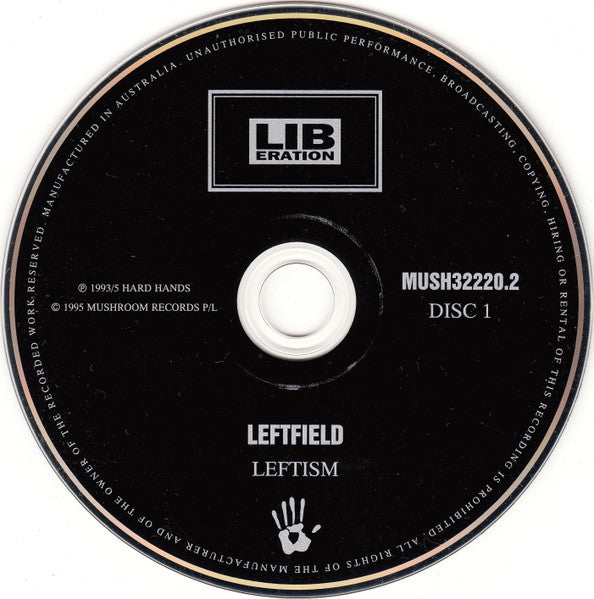 Leftfield : Leftism (CD, Album + CD, Comp)