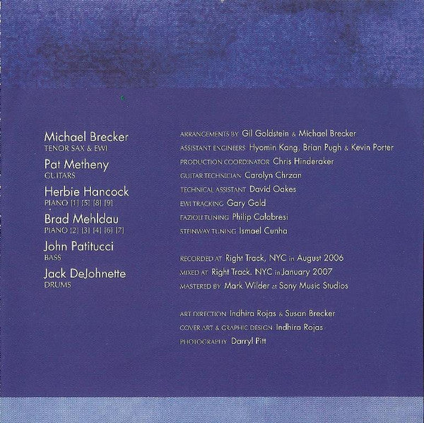 Michael Brecker : Pilgrimage (CD, Album)