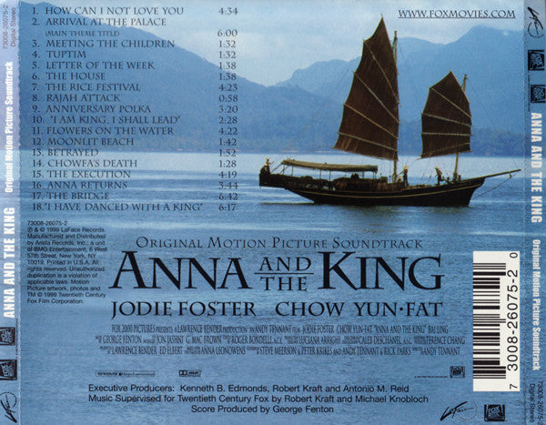 George Fenton : Anna And The King (Original Motion Picture Soundtrack) (CD, Album)
