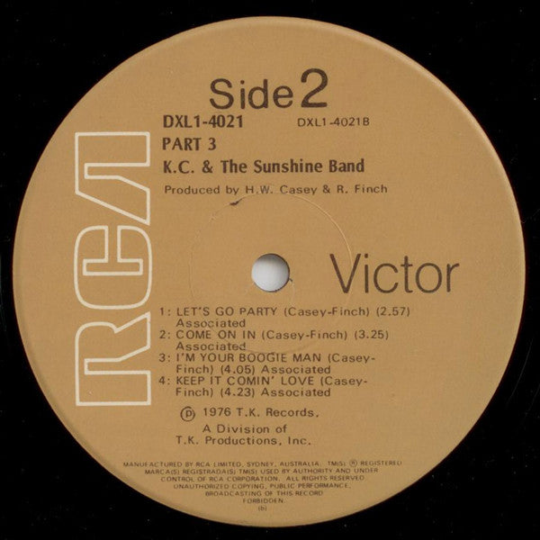 KC And The Sunshine Band* : KC And The Sunshine Band (Part 3) (LP, Album)