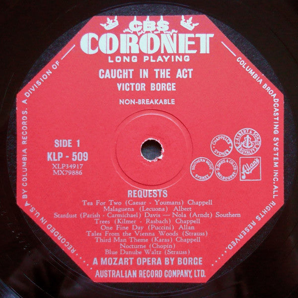 Victor Borge (2) : Caught In The Act (LP, Album)