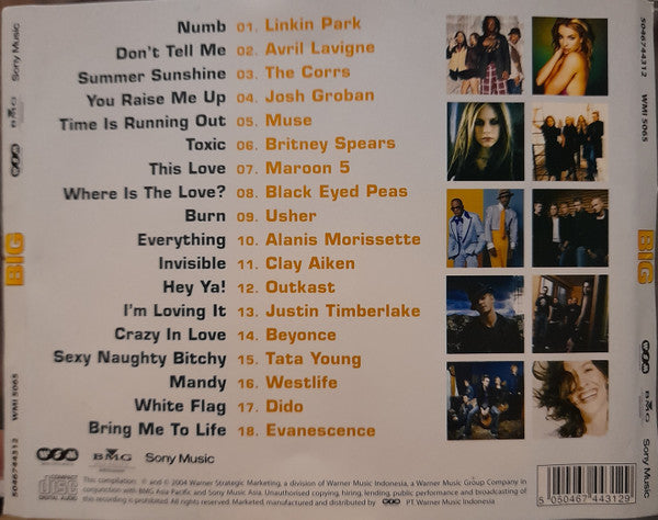 Various : BIG (18 Hits In One Super Value Album) (CD, Comp)