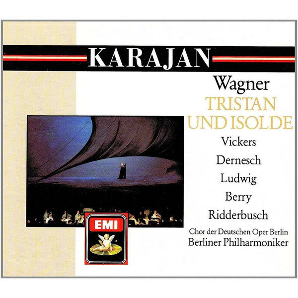 Richard Wagner - Jon Vickers, Helga Dernesch, Christa Ludwig, Walter Berry, Karl Ridderbusch, Chor der Deutschen Oper Berlin, Berliner Philharmoniker, Herbert von Karajan : Tristan Und Isolde (4xCD, RM + Box, Album, RE, Sli)