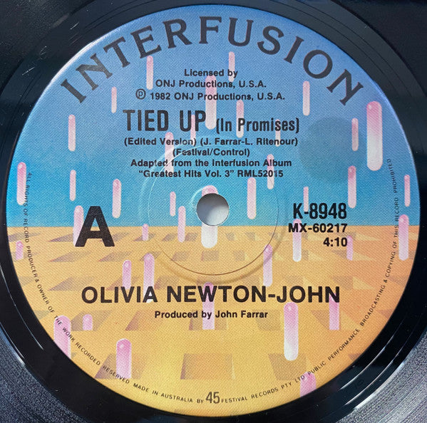 Olivia Newton-John : Tied Up [In Promises] (7", Single)