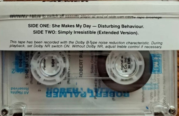 Robert Palmer : She Makes My Day (Cass, Single)