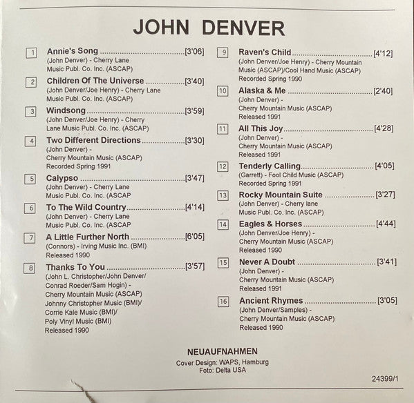 John Denver : Collection (2xCD, Comp)