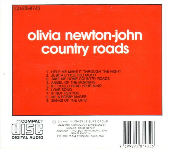Olivia Newton-John : Country Roads (CD, Comp)