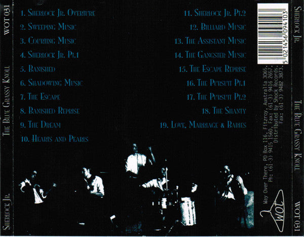 The Blue Grassy Knoll : Sherlock Jr. - A Filmscore (CD, Album)
