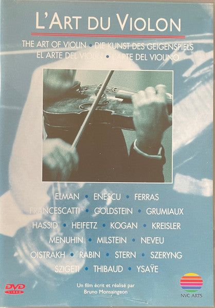 Various, Bruno Monsaingeon : L'art Du Violon (DVD-V, Mono, PAL, Col)