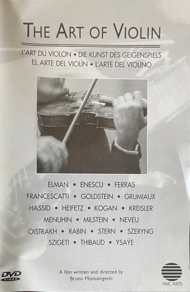 Various, Bruno Monsaingeon : L'art Du Violon (DVD-V, Mono, PAL, Col)