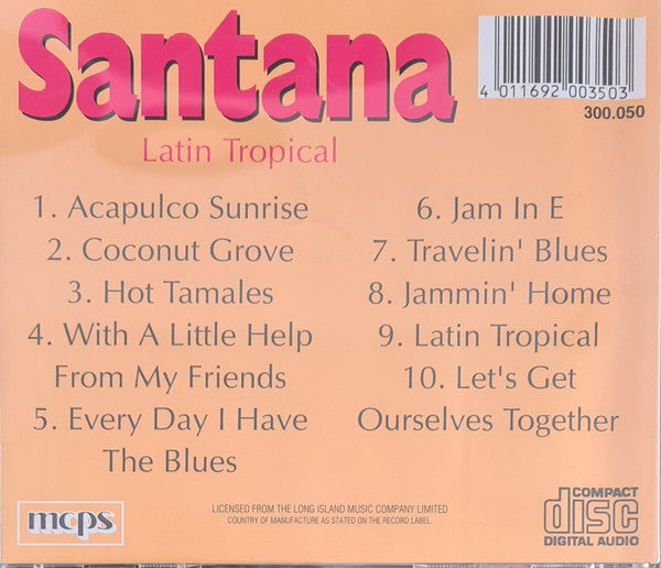 Santana : Latin Tropical (CD)