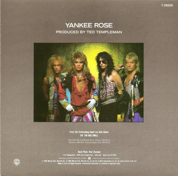 David Lee Roth : Yankee Rose (7", Single)